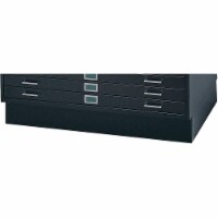 Safco Closed Base for 4994 Flat File Cabinet; Black 4995BLR