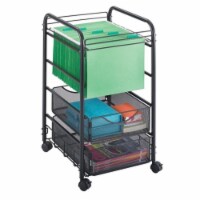 Safco® CART,FILE,BK 5215BL