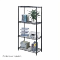 Safco 36 x18  Industrial Wire Shelving in Black