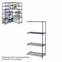 Safco 36 x18  Industrial Add-On Unit in Black