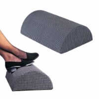 Safco Half-Cylinder Padded Foot Cushion, 17.5w X 11.5d X 6.25h, Black 92311