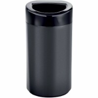 Safco Open Top Receptacle 16 Dia x 29�H 14 Gallon Black 9921BL