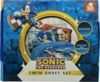 SEGA Sonic The Hedgehog Sonic On the Move Sheet Set - 3 Piece Perspective: Main