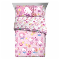 Hello Kitty Comforter in Fabric Bag - Rainbow Garden Perspective: Main
