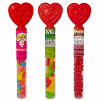 Valentine's Heart Tubes Fruity Chewy Candy Perspective: Main