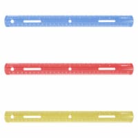 Westcott Plastic Ruler - Assorted Perspective: Main