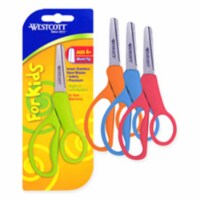 School Left and Right Handed Kids Scissors, 5 , Blunt, Colors Vary