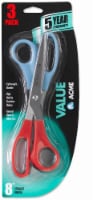 Acme 8-Inch Scissors - Assorted - 3 Pack