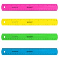 Westcott® 12 Inch Shatterproof Colored Ruler