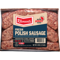 Klement's® Fresh Polish Sausage Perspective: Main