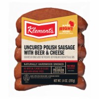 Klement's® Uncured Beer & Cheese Polish Sausage