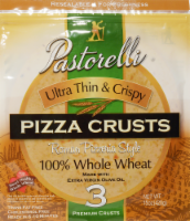 Pastorelli Whole Wheat Ultra Thin & Crispy Pizza Crusts 3 Count