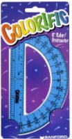 Office Works® Colorific Protractor/Ruler - Clear Perspective: Main