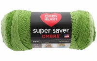 Red Heart Super Saver Ombre Yarn-Green Apple