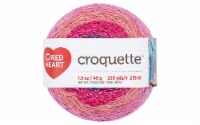 C&C Red Heart Croquette Yarn 1.58oz Berry Bliss