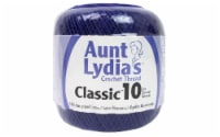 Aunt Lydia's Metallic Crochet Thread Size 10-Natural & Gold, 1