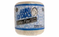 Aunt Lydia's Extra Fine Crochet Thread Size 30-Natural