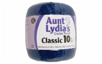 Aunt Lydia's Classic Crochet Thread Size 10-Bright Coral, 1 count