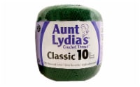 Aunt Lydia's Classic Crochet Thread Size 10-Forest Green