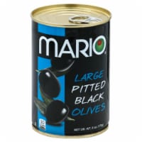 Mario Large Pitted Black Olives Perspective: Main