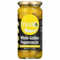 Mario 16oz Whole Golden Pepperoncini Peppers 6-Pack