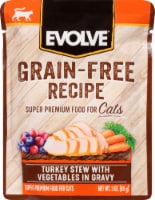Evolve® Grain-Free Turkey with Vegetables in Gravy Wet Cat Food