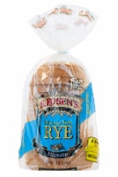 S. Rosen's Bread Thin-Sliced Plain Seedless Rye Bread Loaf Perspective: Main