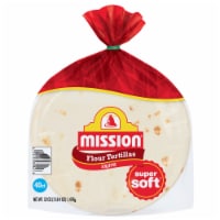 Mission Super Soft Fajita Size Flour Tortillas Perspective: Main