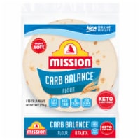 Mission Carb Balance Fajita Size Flour Tortillas Perspective: Main