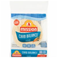 Mission Carb Balance Fajita Size Flour Tortillas Perspective: Main