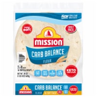 Mission Carb Balance Soft Taco Size Flour Tortillas Family Pack Perspective: Main