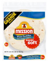 Mission Super Soft Extra Grande Burrito Flour Tortillas