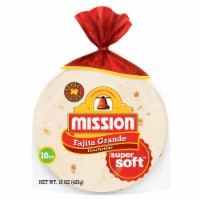 Mission Super Soft Fajita Grande Flour Tortillas Perspective: Main