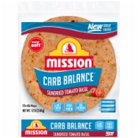 Mission® Carb Balance® Low Carb Sundried Tomato Basil Tortilla Wraps