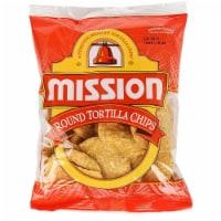 Mission Yellow Round Tortilla Chips - 3 oz. bag, 48 per case