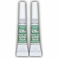 Thick-Gel Super Glue Tube (Double Pack)