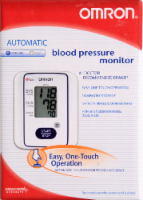 Omron Automatic Blood Pressure Monitor Perspective: front