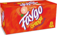 Faygo® Orange Soda Cans Perspective: Main