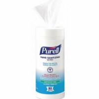 Purell Sanitizer Wipes,Canister,6 x 7   9030-12