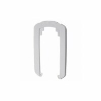 Sim Supply White Wall Plate,10-19/64Hx6-1/2WIn,PK12 8790-WHT-12