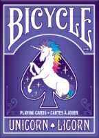Bicycle Unicorn Purple Deck Perspective: Main