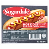 Sugardale® Chicken and Pork Hot Dogs Perspective: Main