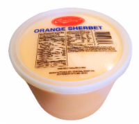 Central Orange Sherbet Tub