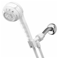 Waterpik PowerSpray White Plastic 4 settings Handheld Showerhead 1.8 gpm - Total Qty: 1