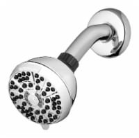Waterpik PowerPulse+ Chrome 6 settings Wallmount Showerhead 1.8 gpm - Total Qty: 1