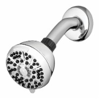 Waterpik PowerPulse+ Chrome 6 settings Wallmount Showerhead 1.8 gpm - Total Qty: 1