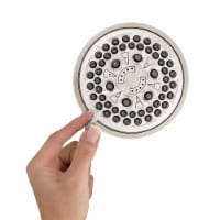 Waterpik PowerPulse Massage Brushed Nickel 7 settings Wallmount Showerhead