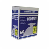 Berry Plastics 6033088 55 gal Commercial Drum & Can Liners Twist Tie - Pack of 60