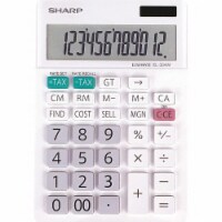 Sharp Desktop Calculator,LCD,12 Display Digits  EL-334W