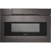 Sharp SMD2470AH 1.2 Cu. Ft Black Stainless Microwave Drawer